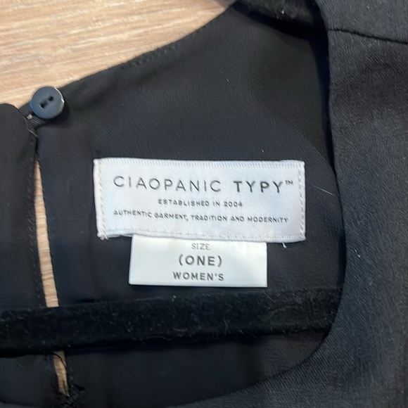 CIAOPANIC TYPY Sheer Layered Blouse, Black ONE Size - Picture 3 of 7